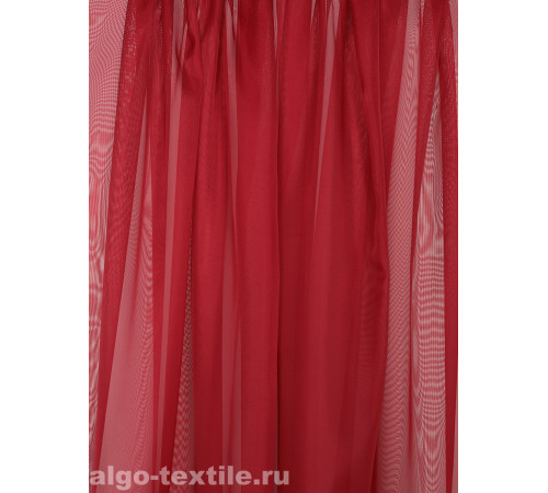Вуаль бордовая - ширина 300 см